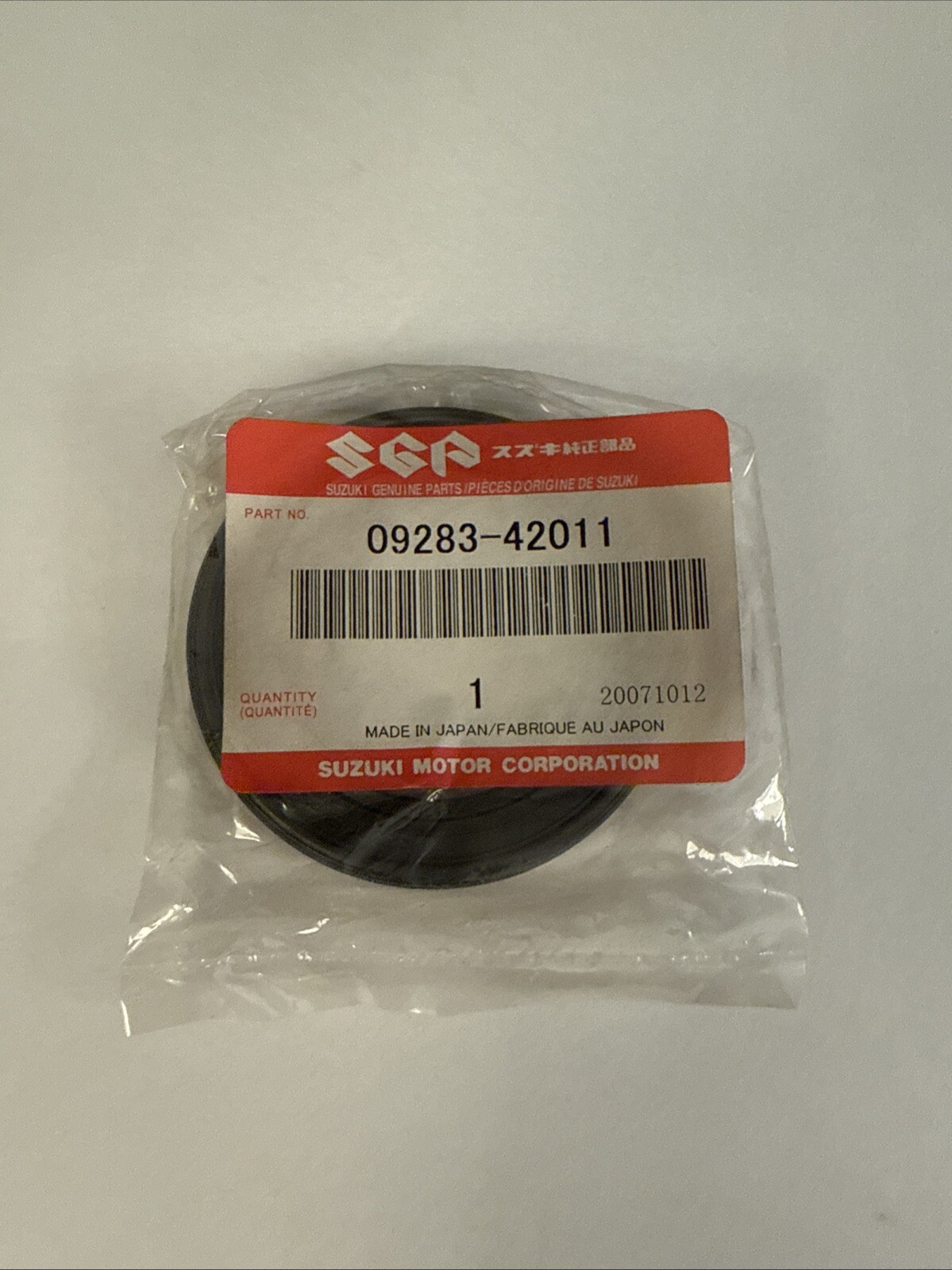 NEW GENUINE SUZUKI Motorcycle P/N 09283-42011 OIL SEAL FINAL DRIVEN OEM NOS - Image 3