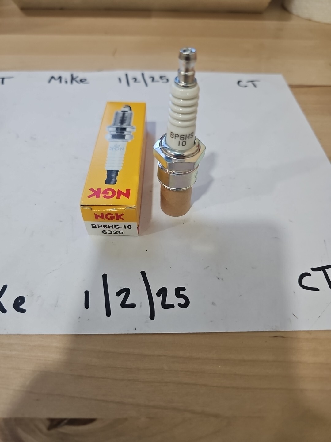 NEW NGK spark plug BP6HS-10 stock #6326