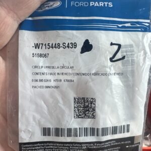 NEW OEM FORD PART W715448S439 AXLE RETAINER CLIP / INNER CIRCLIP( (2) Clips