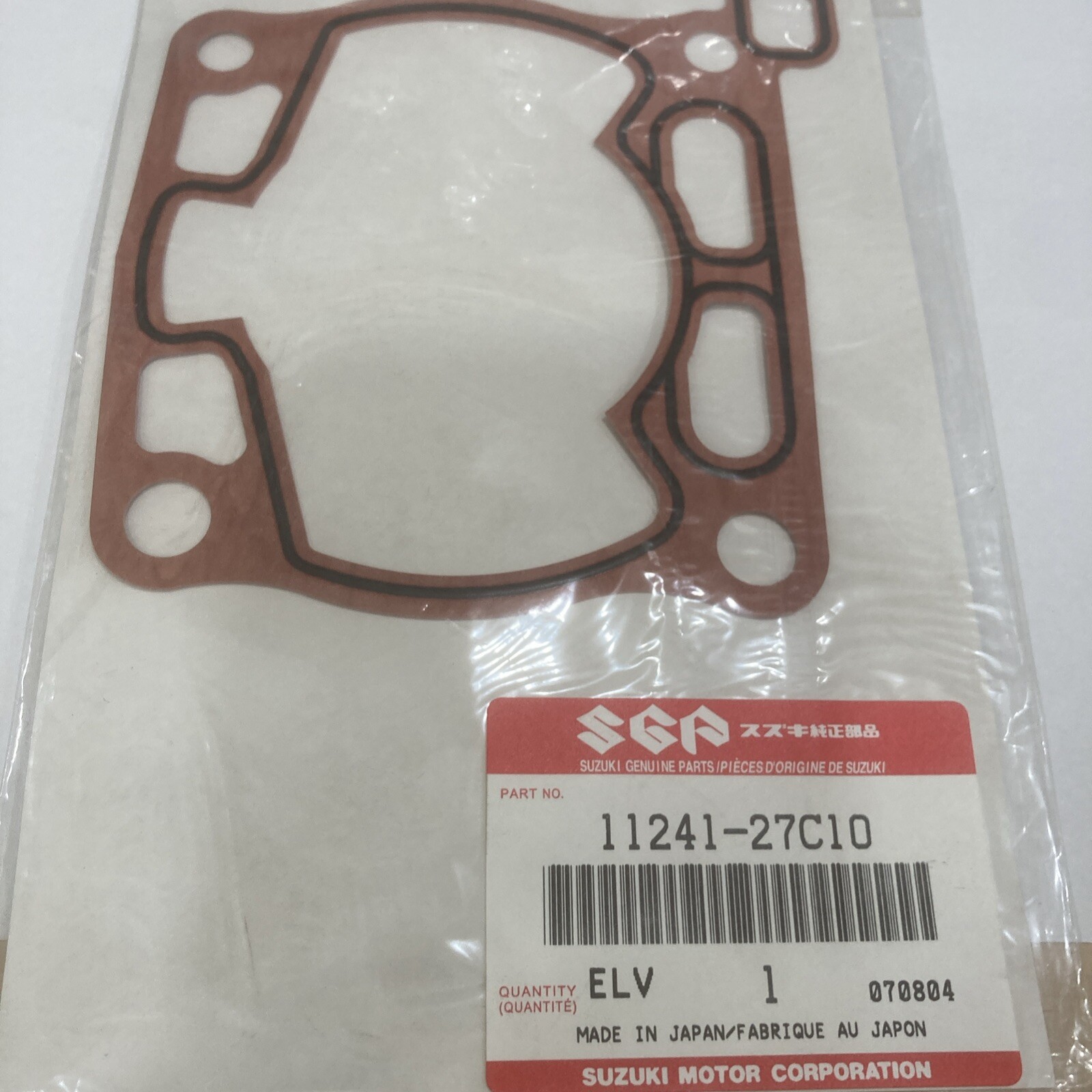 NEW OEM SUZUKI 1990-2003 RM125 CYLINDER BASE GASKET 11241-27C10 - Image 3