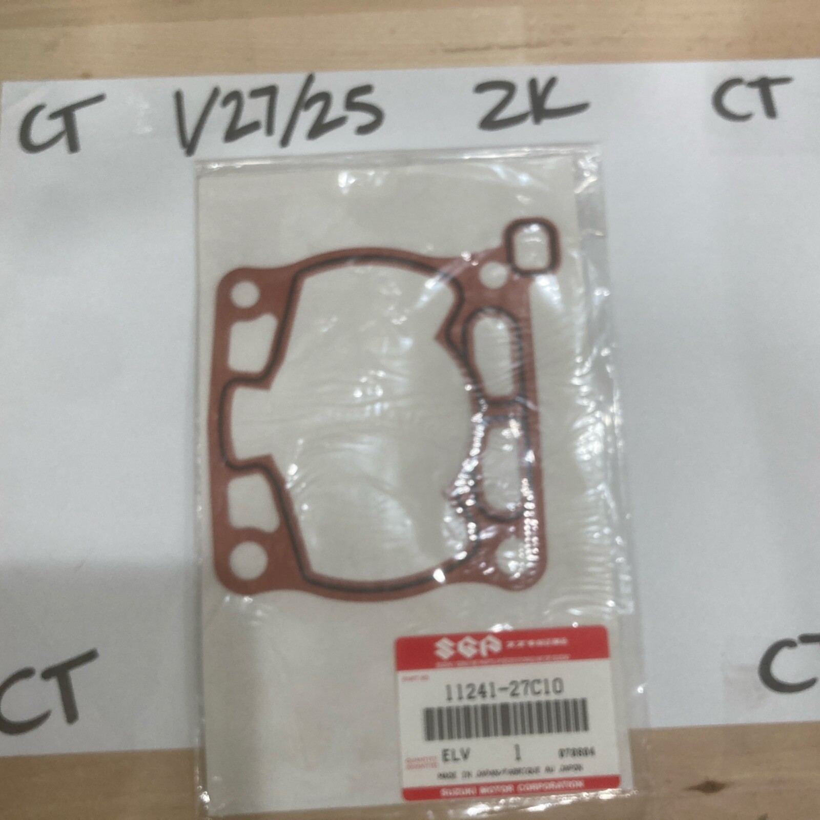 NEW OEM SUZUKI 1990-2003 RM125 CYLINDER BASE GASKET 11241-27C10