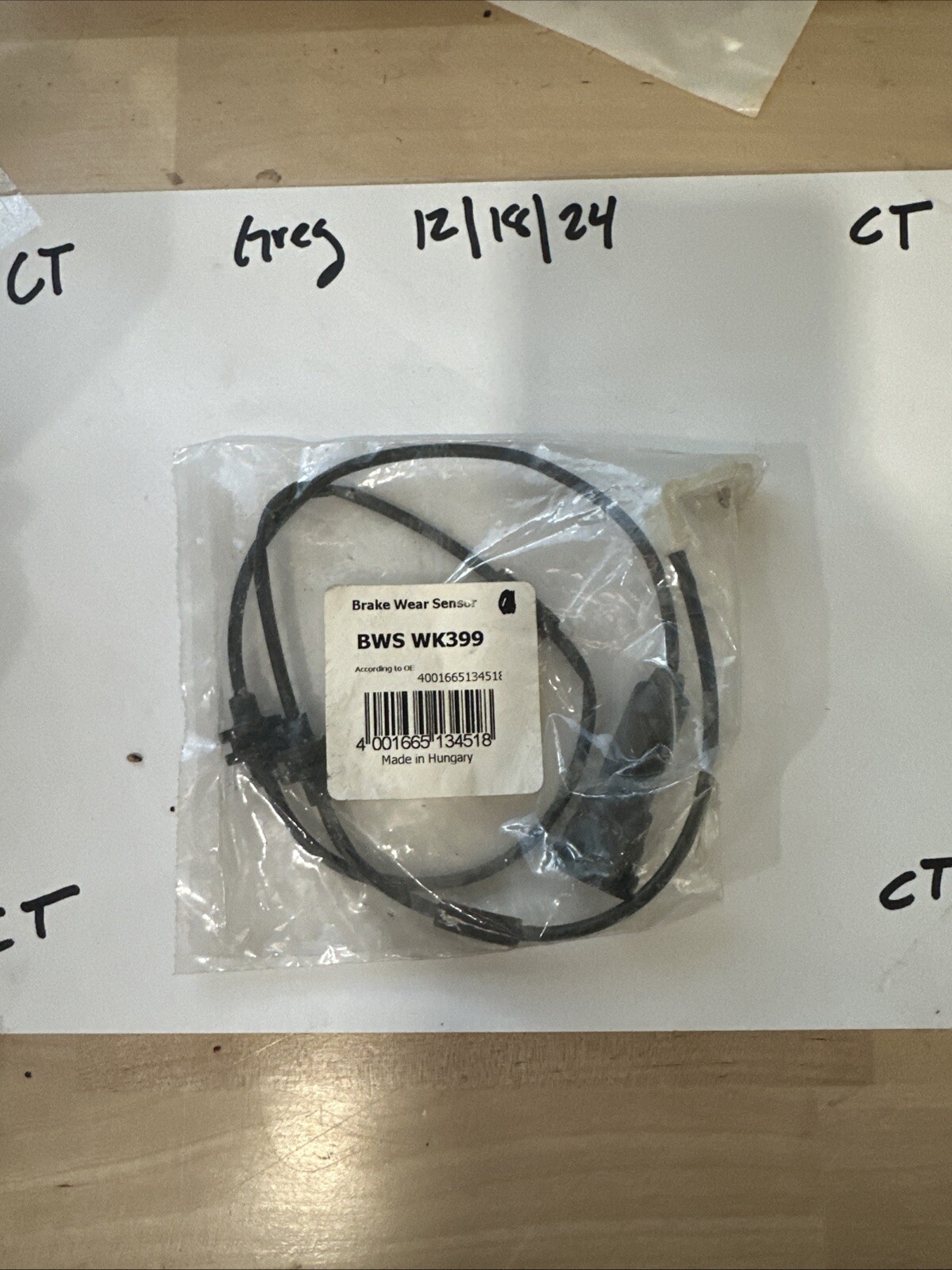 NEW PEX MEDE IN GERMANY BWS WK399 Brake Pad Wear Sensor