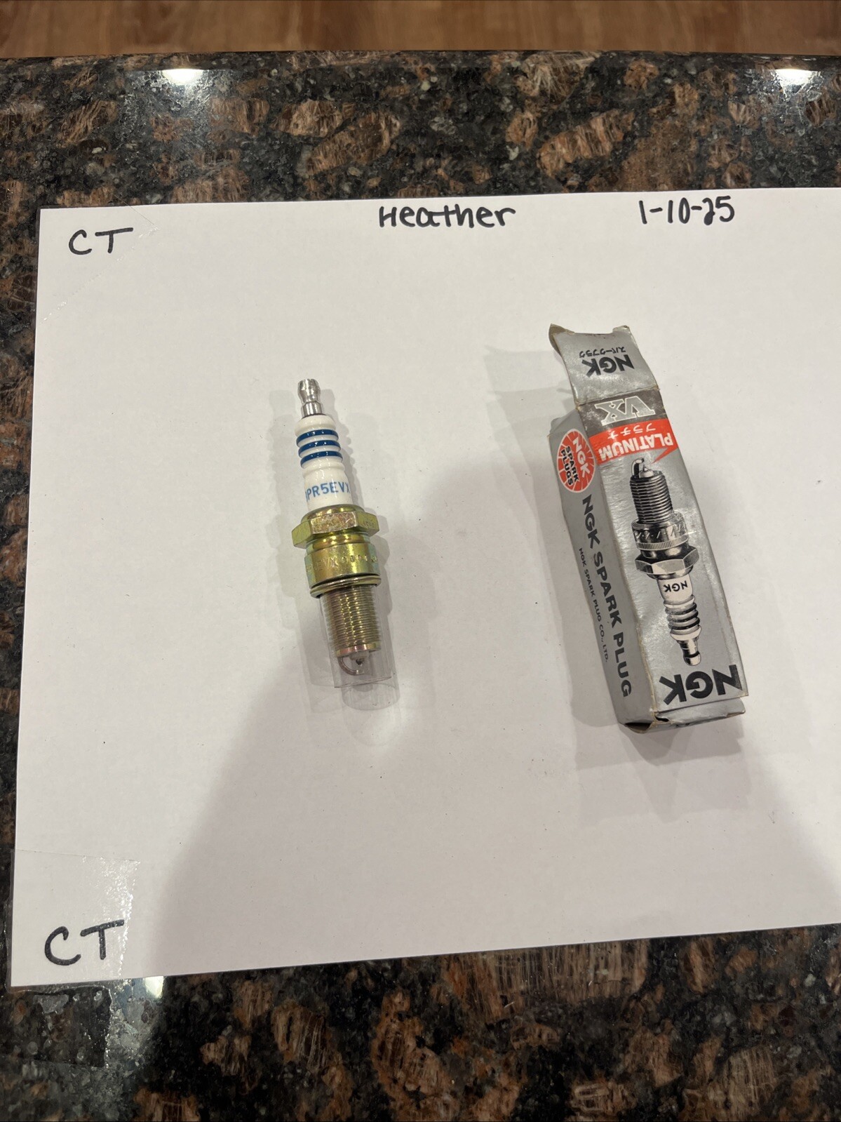 NGK BPR5EVX Platinum Spark Plug - Image 3