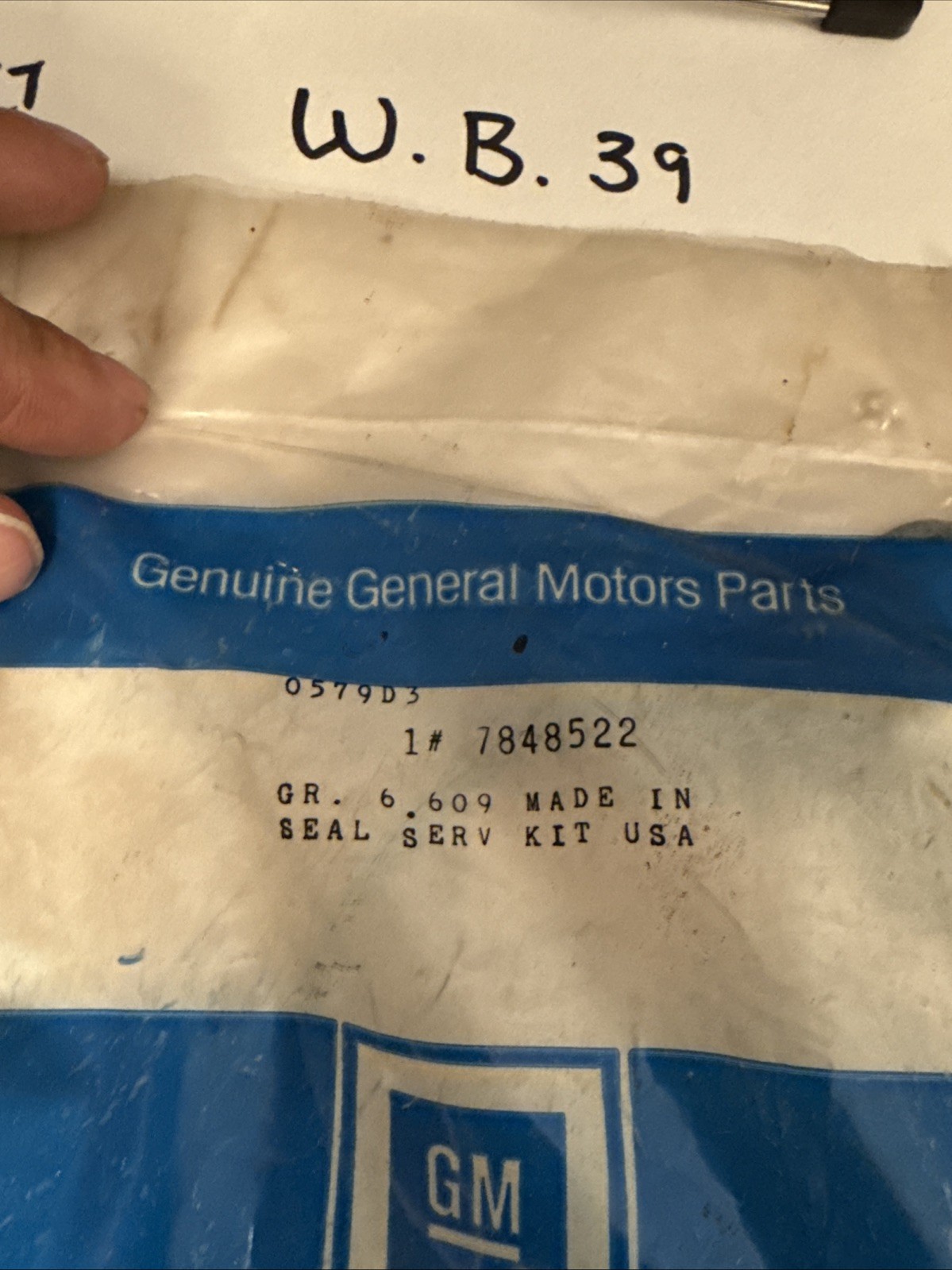 NOS 7848522 - SEAL KIT - General Motors CORVETTE - Image 3