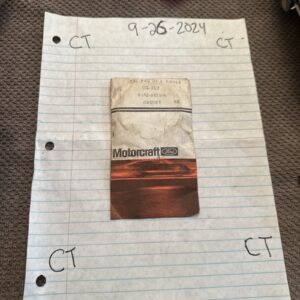 NOS FORD D1AZ-9871-A 1971 2V CARB THERMOSTAT GASKET 302 351 390 429