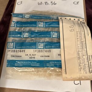 NOS GM 1956-71 Corvette Door Lock Escutcheon 3897449  OEM