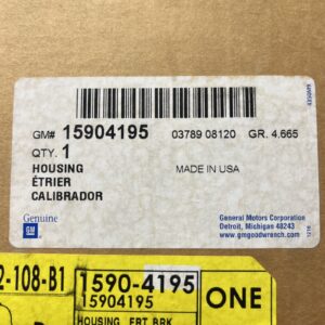 NOS OEM Genuine GM 1590419 Disc Brake Caliper W/bolts Tahoe Yukon