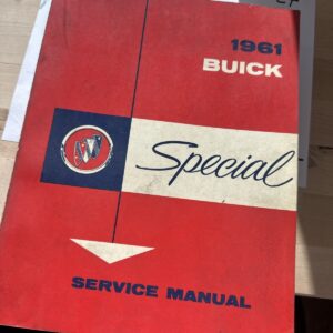 NOS Vintage Original 1961 61 Buick Special Service Shop Manual
