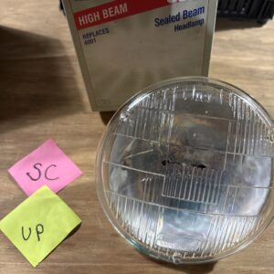 NOS Wagner 5001 Sealed Beam Headlamp 12V Heavy Duty 5001, 4001