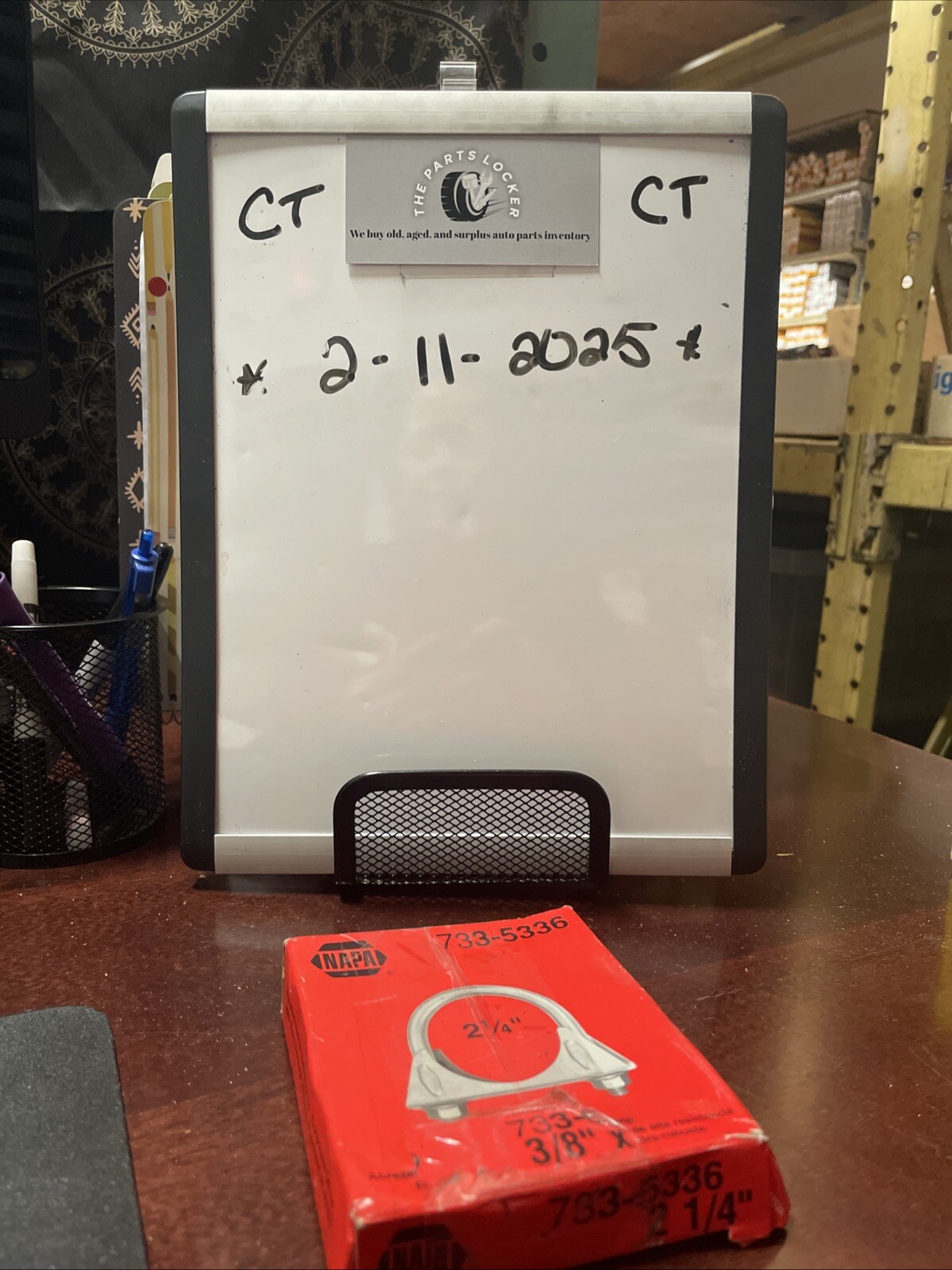 Napa 733-5336 Exhaust Muffler Clamp 3/8" 2 1/4"