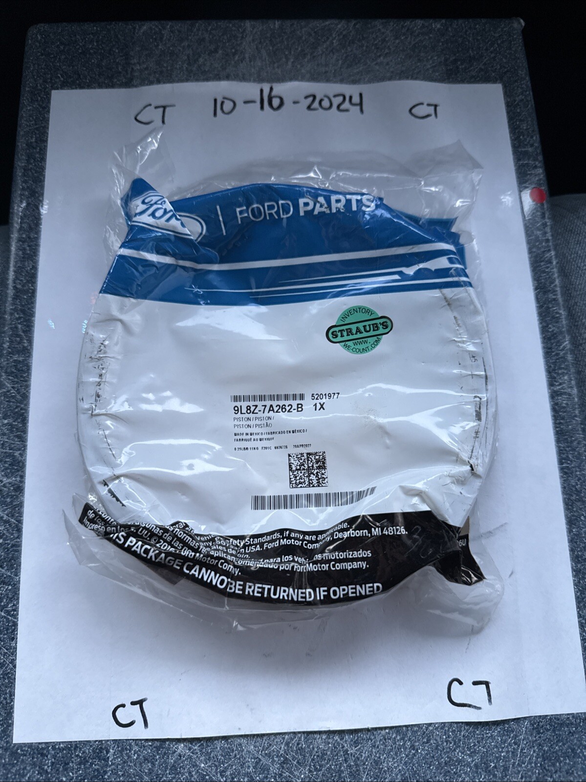 New Ford 9L8Z-7A262-B 6F Automatic Transmission Piston 2009-2019 Ford Lincoln