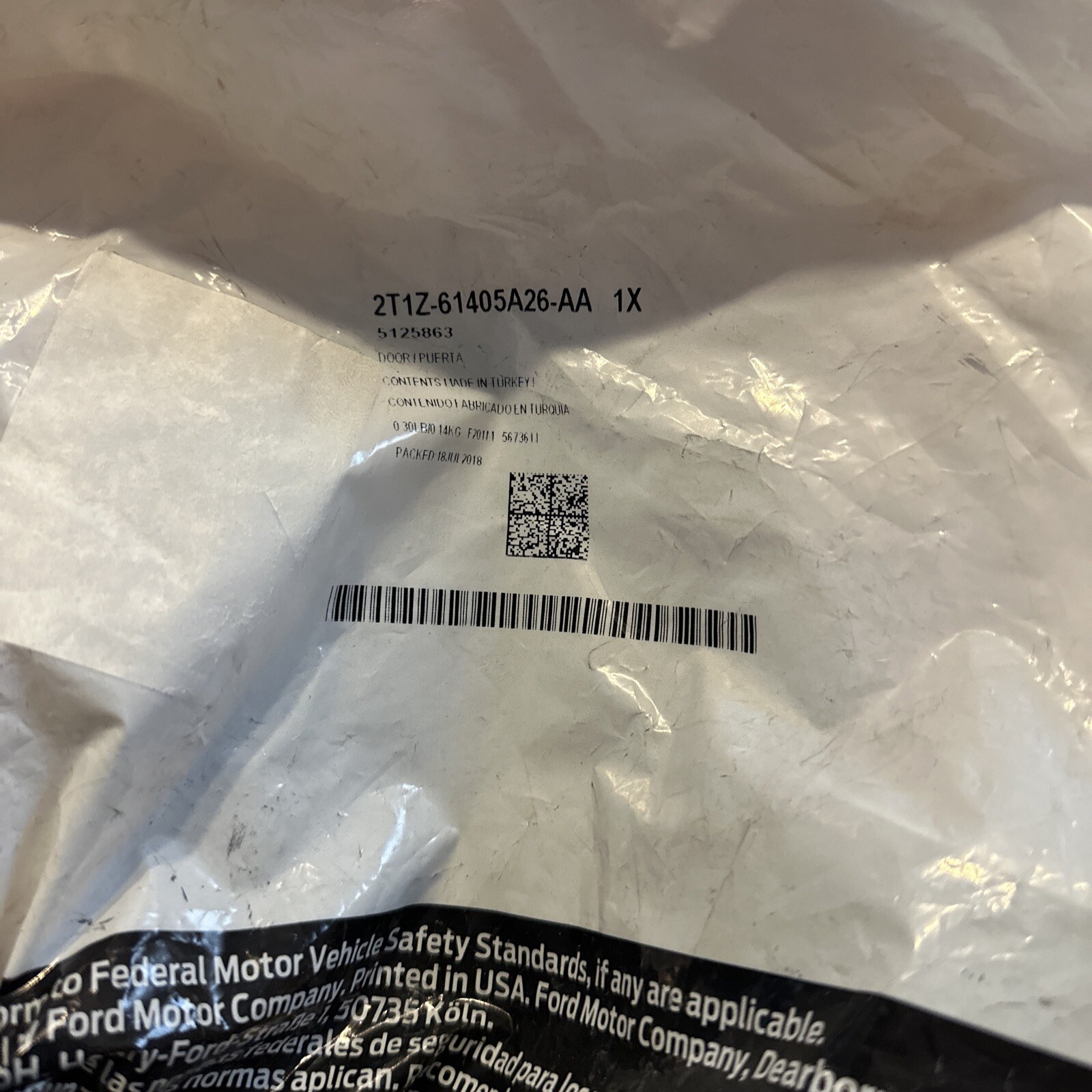 New Genuine Ford Door - Fuel Tank Filler Access 2T1Z61405A26AA OEM