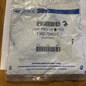 New Genuine Ford Snap Ring (1992-1993) OE F3AZ-7D483-C (sold Individually)