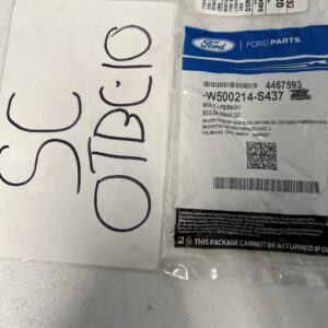 New Genuine Ford -W500214-S437 Bolt - Hex.Head (one Bolt)