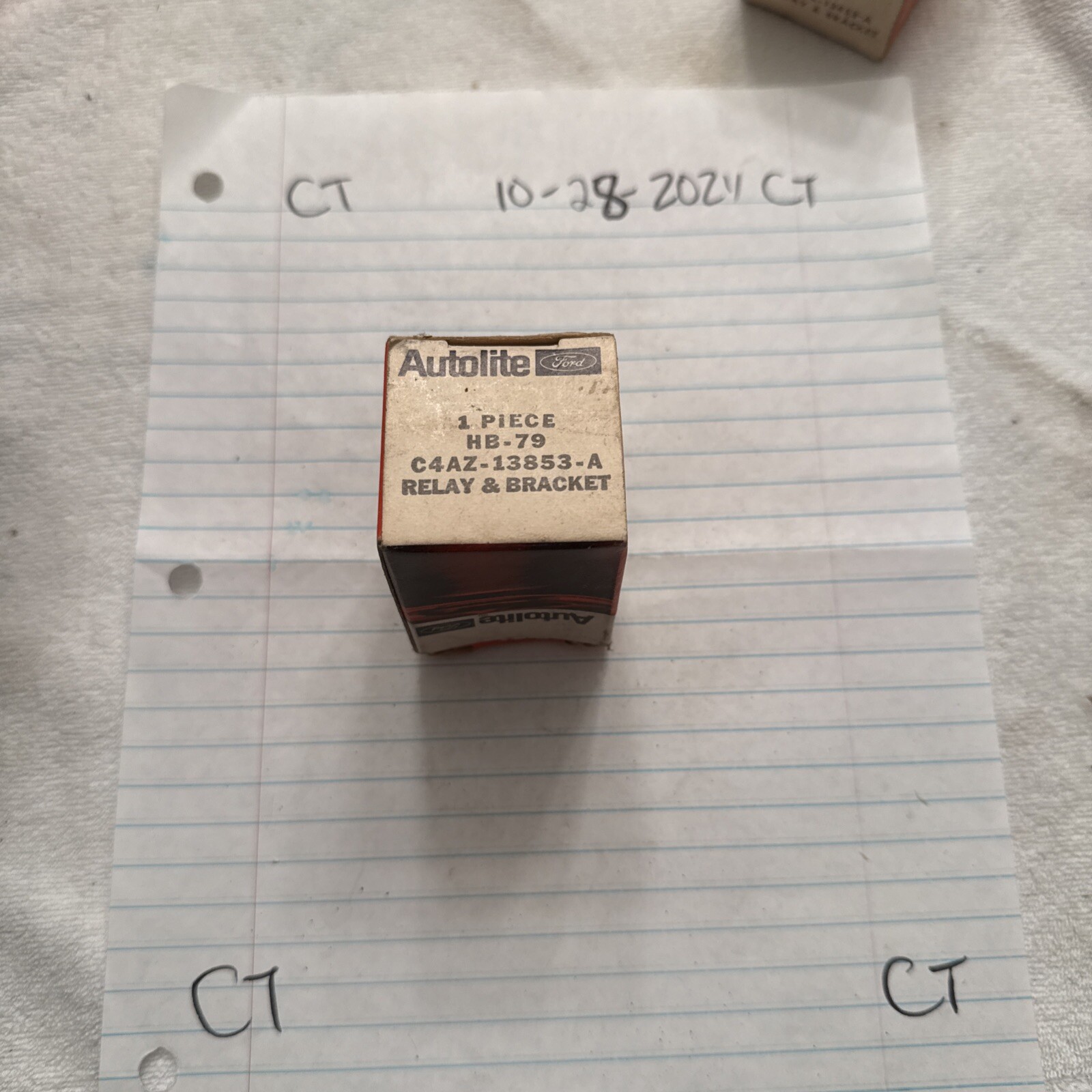 New NOS Ford Autolite Littelfuse Horn Relay C4AZ-13853-A Mustang Galaxie Mercury