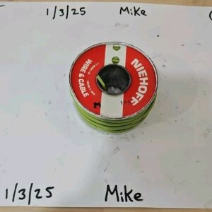 Niehoff 25-185 - 18 Gauge Wire Spool GREEN 50' NEW OLD STOCK