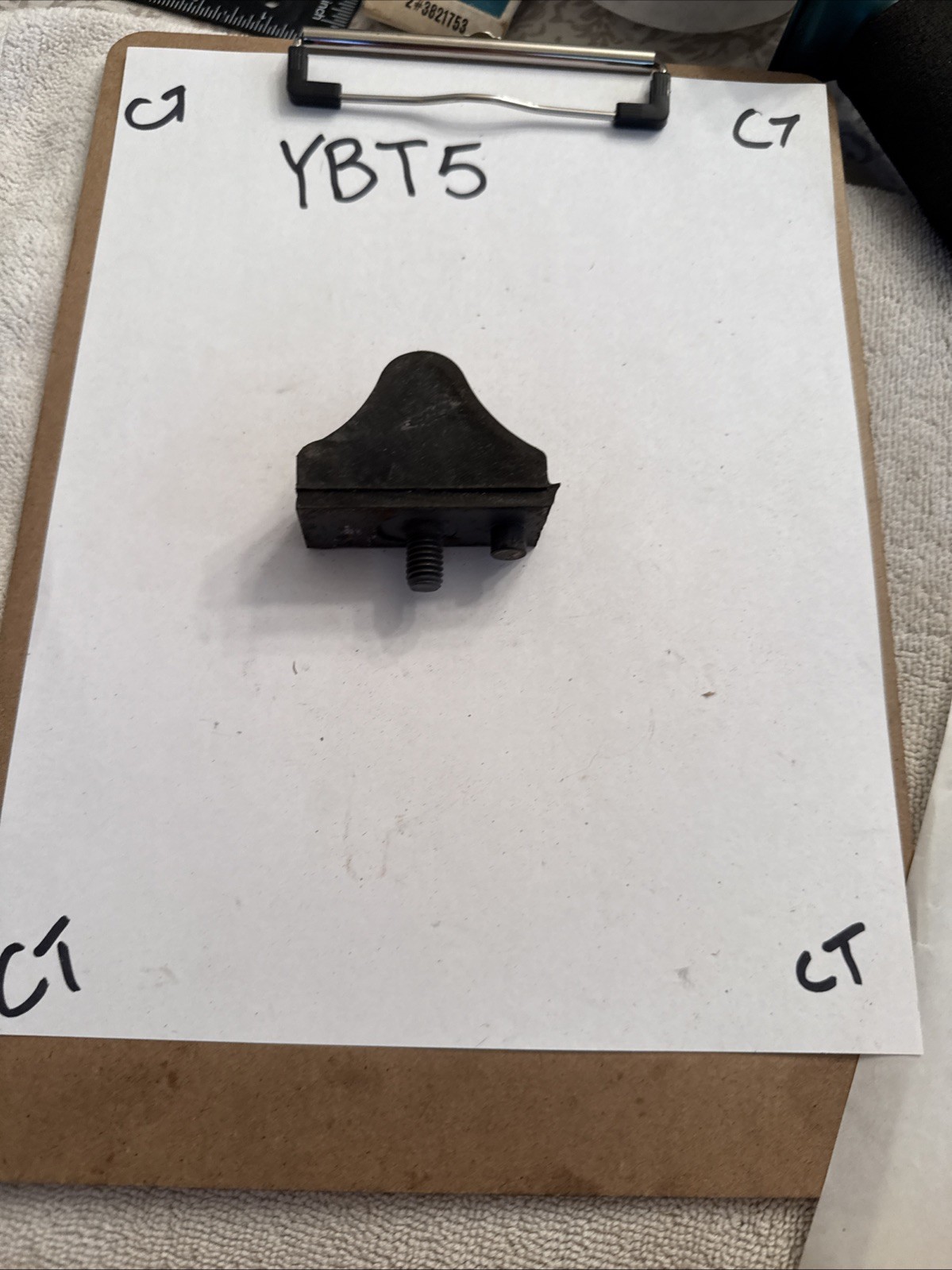 Nos Year One Lower Front Control Arm Bumpers For 1964–72 GM A-Body Models