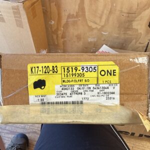 OEM # 15199305 General Motors GMC Door Molding RH BLACK / CHROME NOS