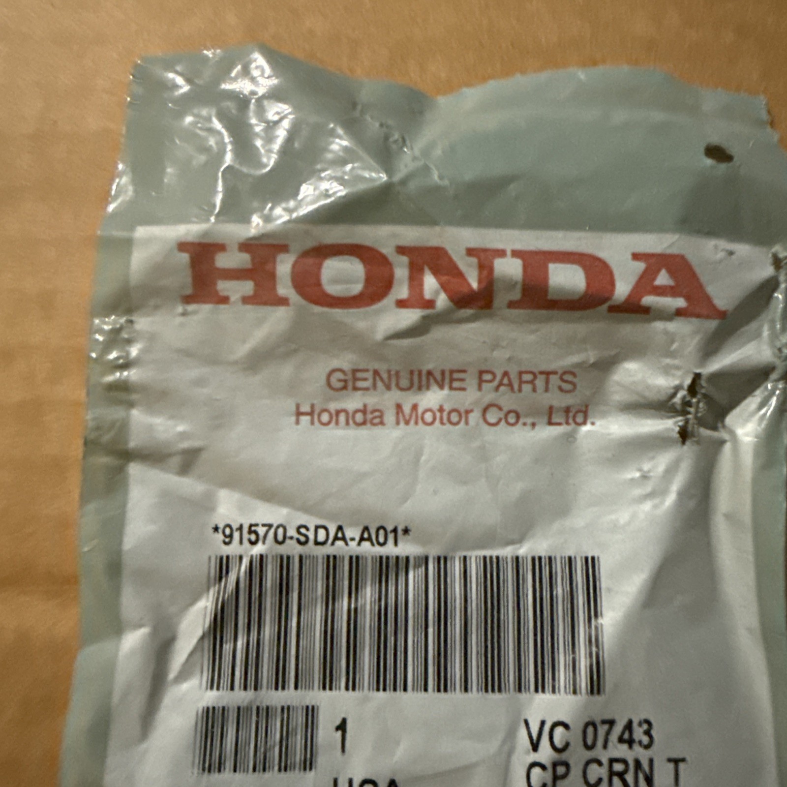 OEM Acura 91570-SDA-A01 Windshield Clip (1) Blue - Image 3