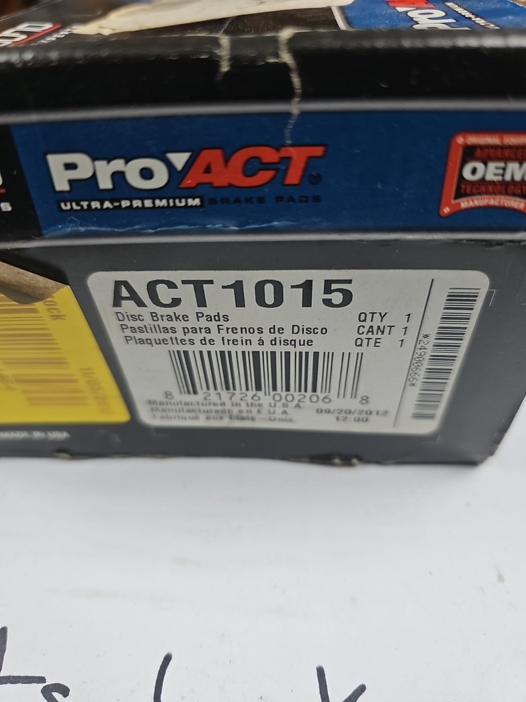 OEM Akebono ACT1015 Front Brakes For 04-07 Armada QX56 Titan Pathfinder - Image 4