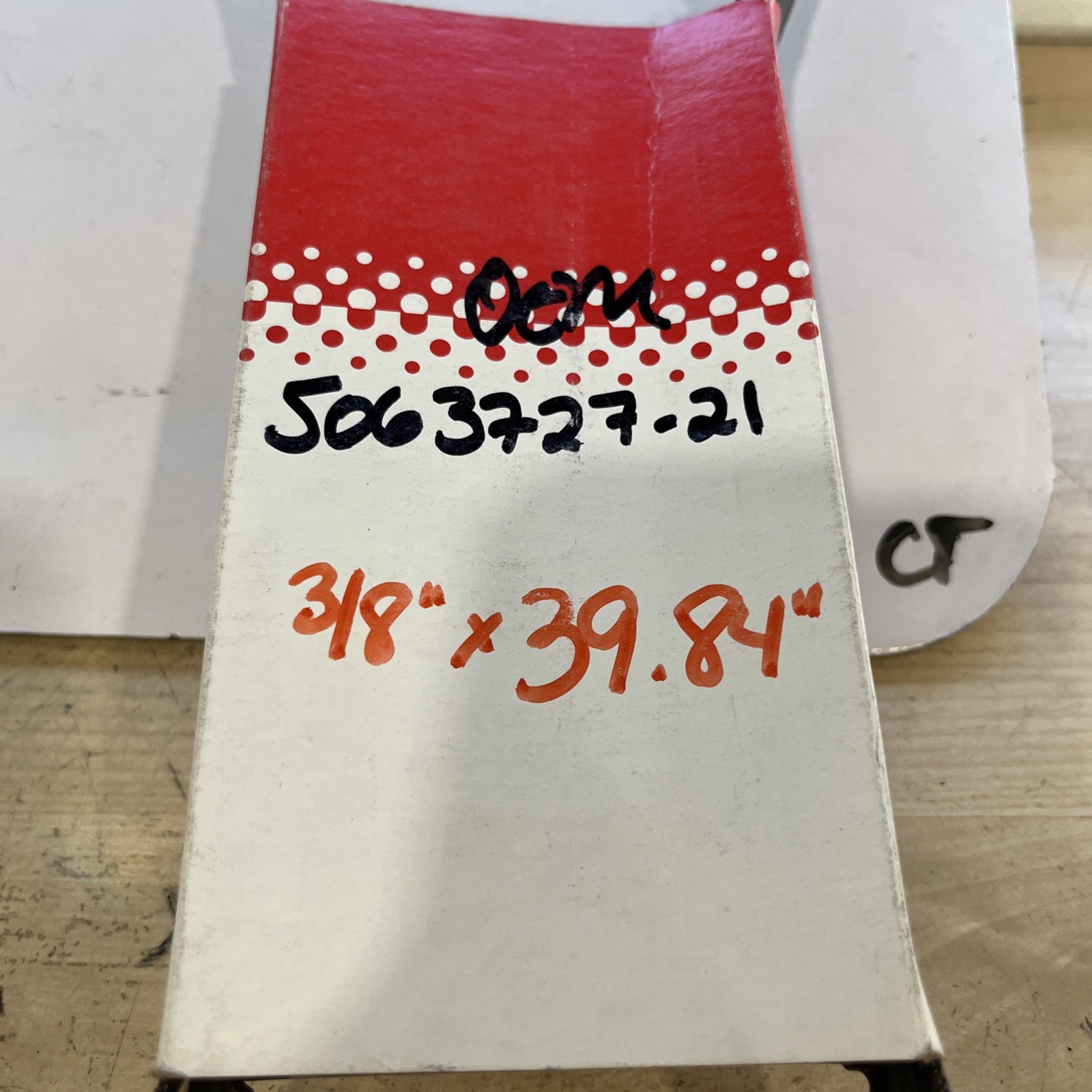 OEM Husqvarna 506372721 Replacement Belt 3/8” x 39.84” - Image 3