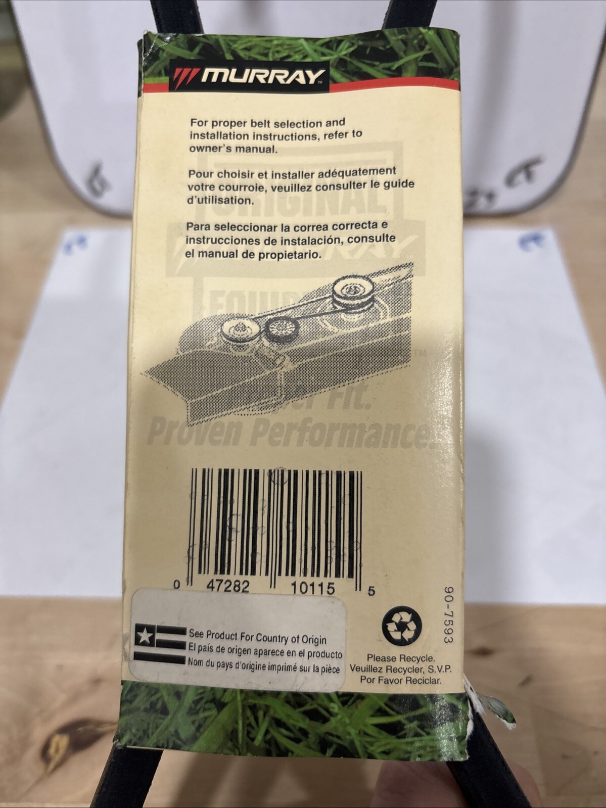 OEM Murray Drive Belt for 46" Deck 037x66MA - Image 4