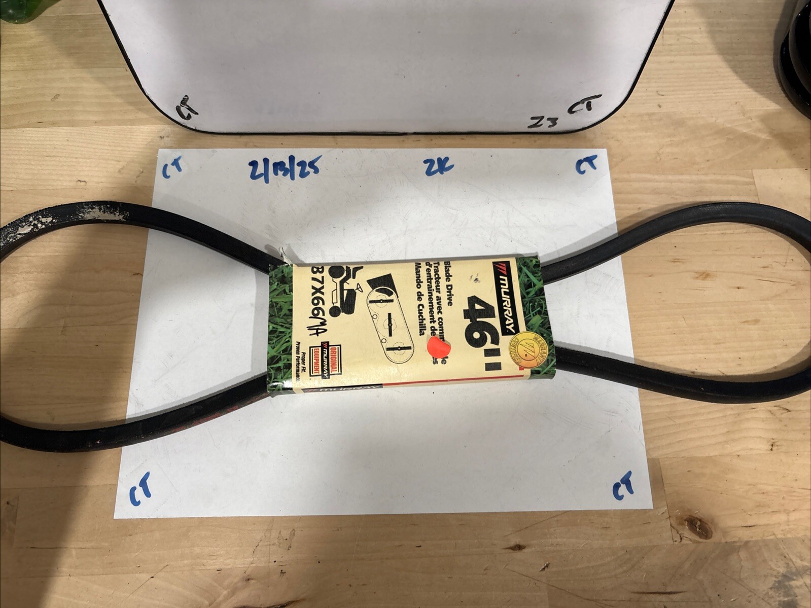 OEM Murray Drive Belt for 46" Deck 037x66MA