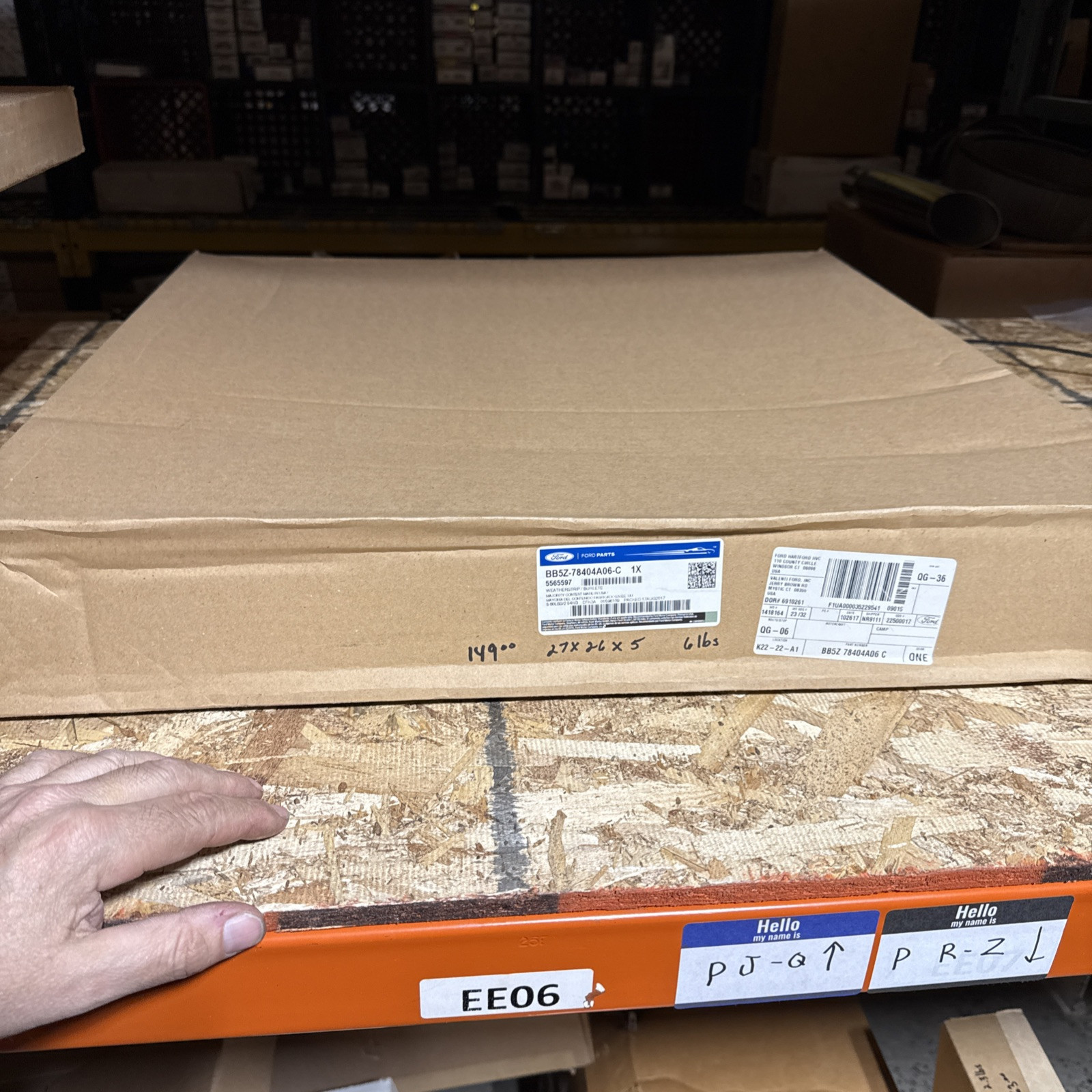 OEM NEW Genuine 2013-2018 Ford Explorer / Police Utility Tailgate Weatherstrip