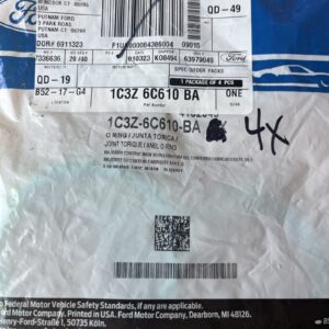 OEM NEW Oil Cooler O-Ring Seal F-Series 1C3Z-6C610-BA -QTY4