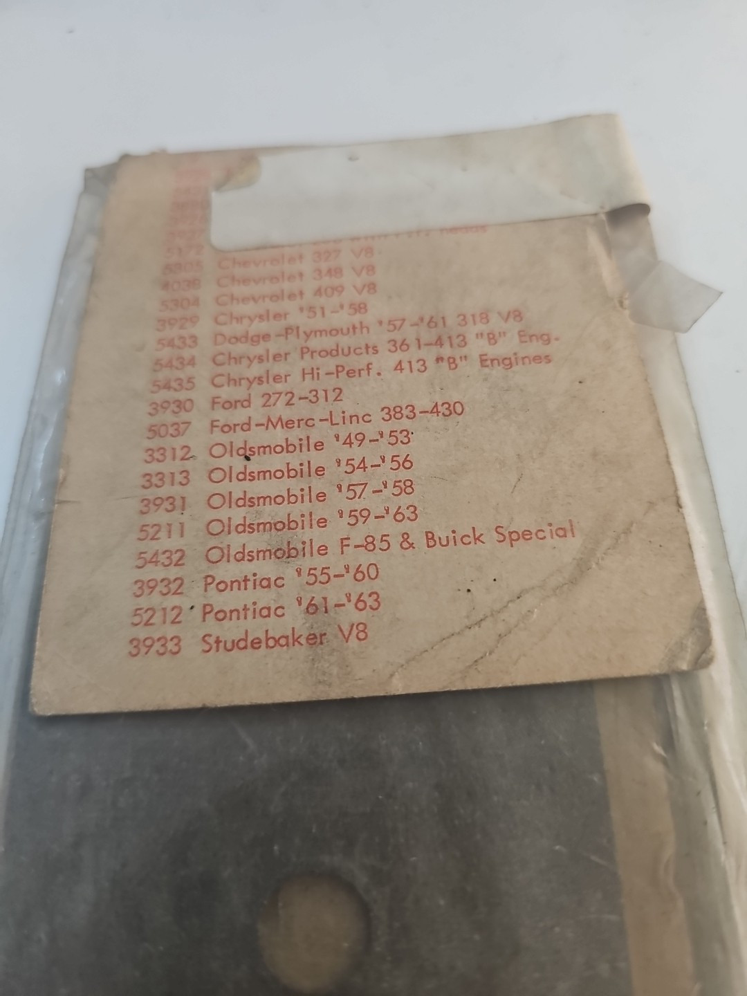 Offenhauser Intake Manifold Gasket # 5432 For Olds F-85 & Buick Special - Image 5