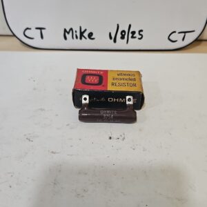 Ohmite 3754, 10 ohm, 12 watt, vitreous enameled fixed resistor