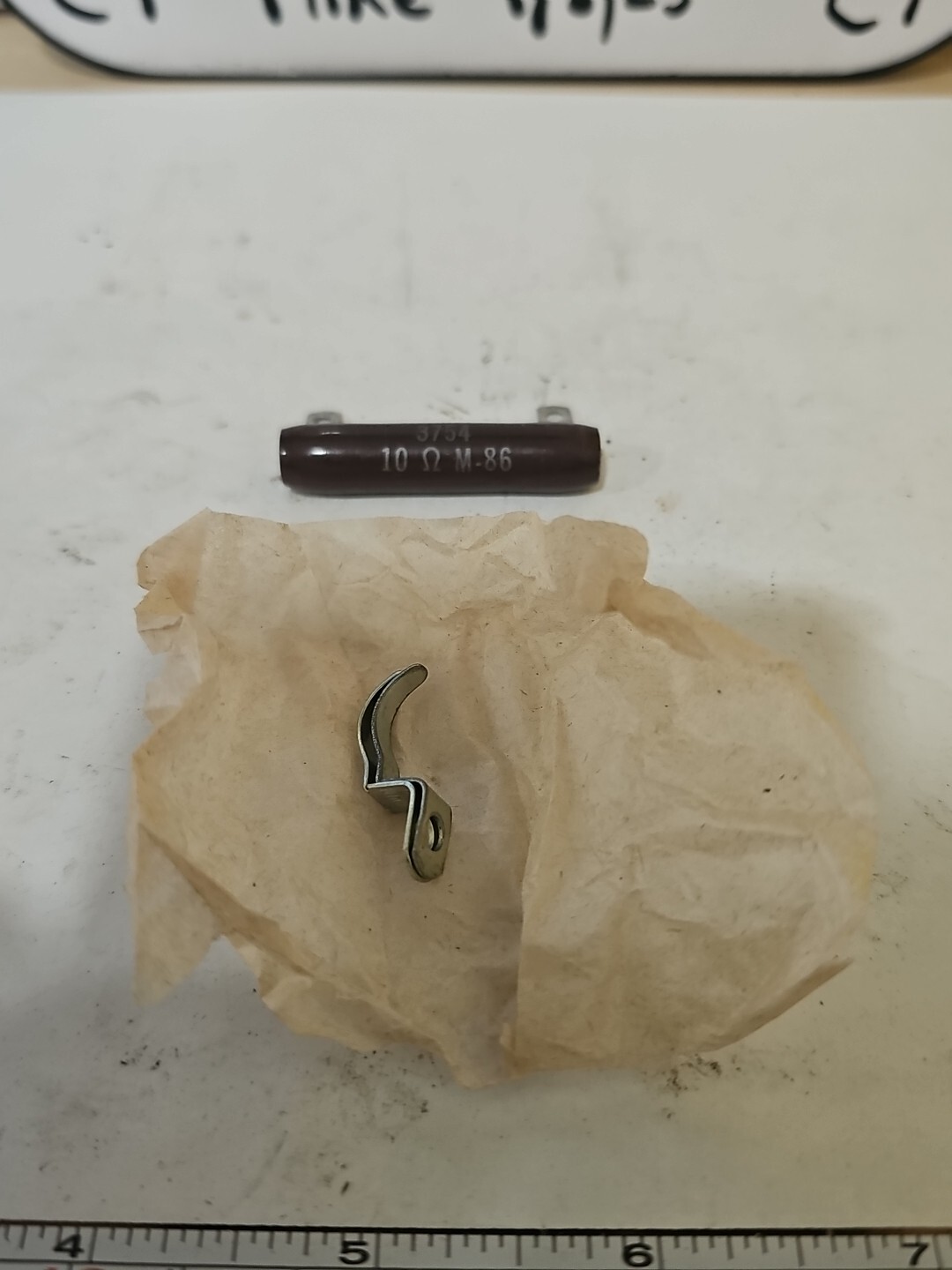 Ohmite 3754, 10 ohm, 12 watt, vitreous enameled fixed resistor - Image 5