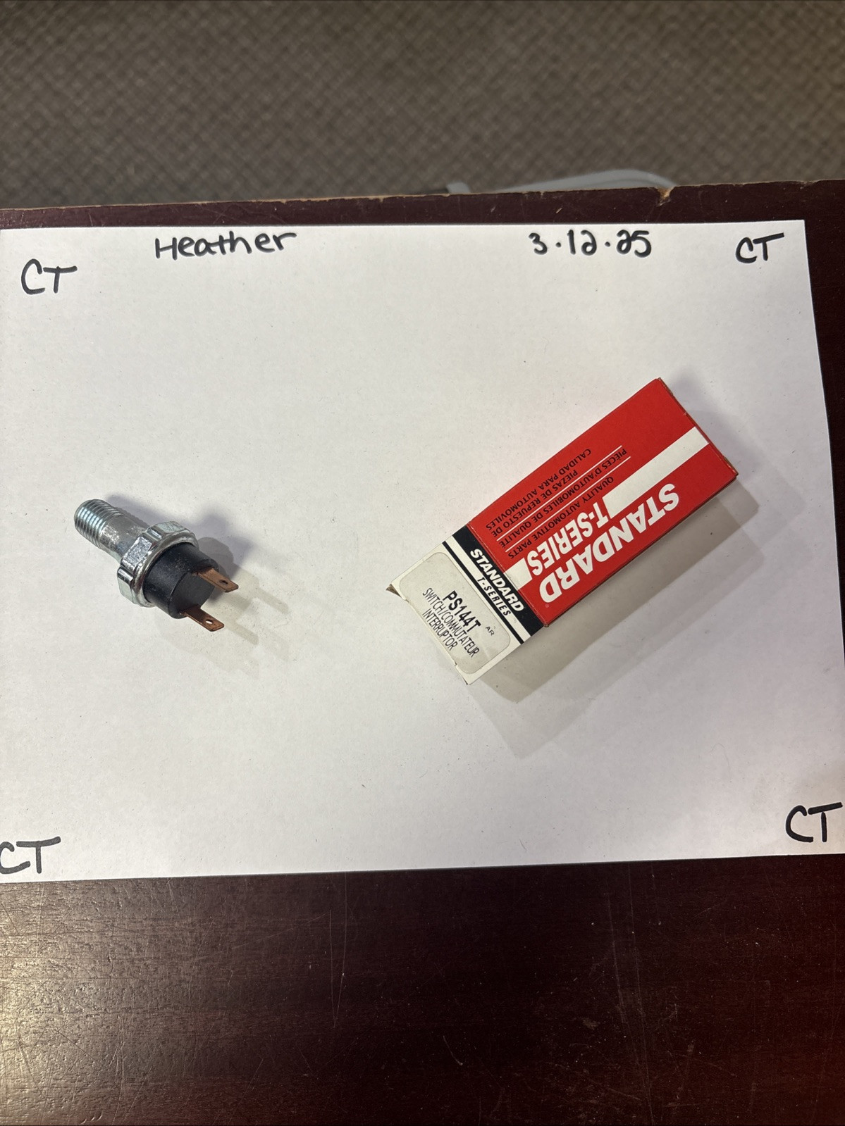 Oil Pressure Switch Standard PS144T