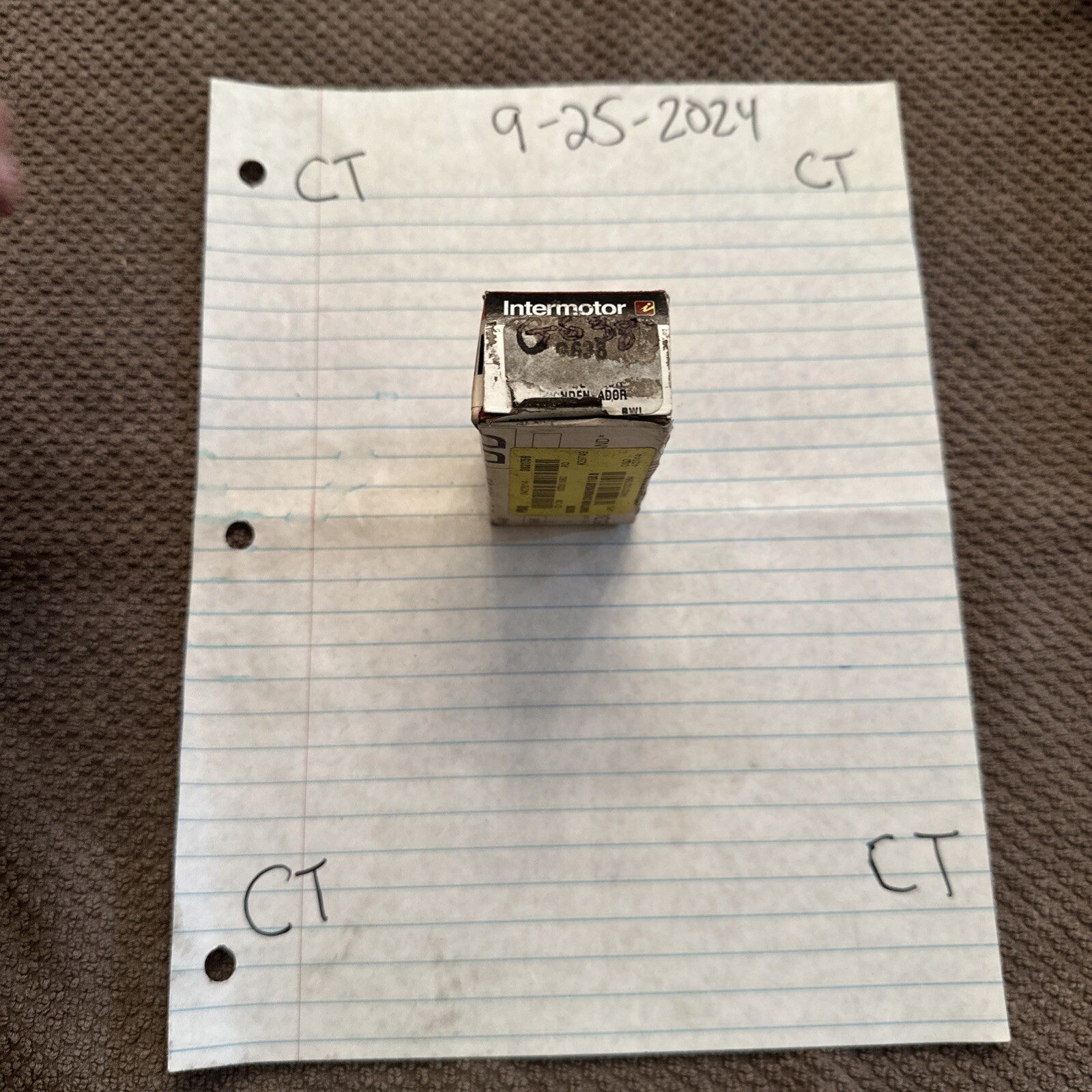 One New Intermotor Ignition Condenser LU207 G638