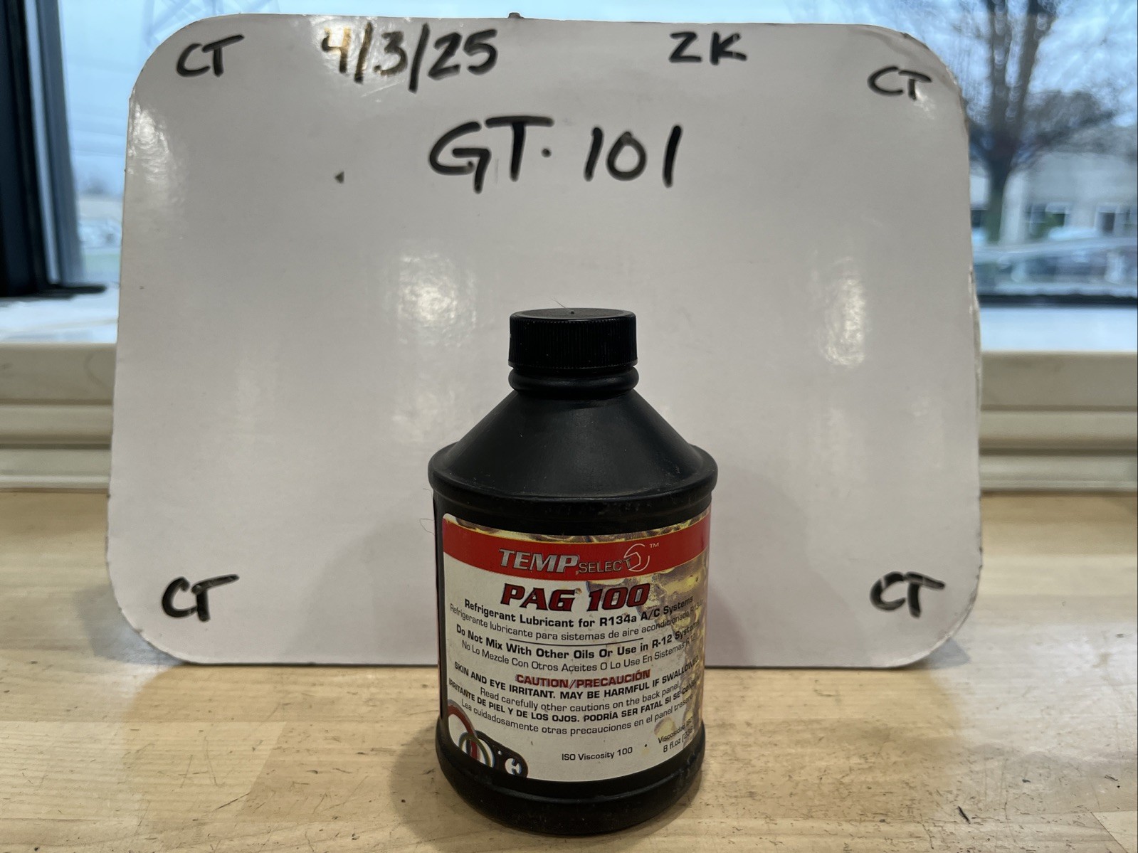 PAG 100 A/C Compressor Oil Lubricant 134A Refrigerant 4 Seasons 59002 NEW 8oz