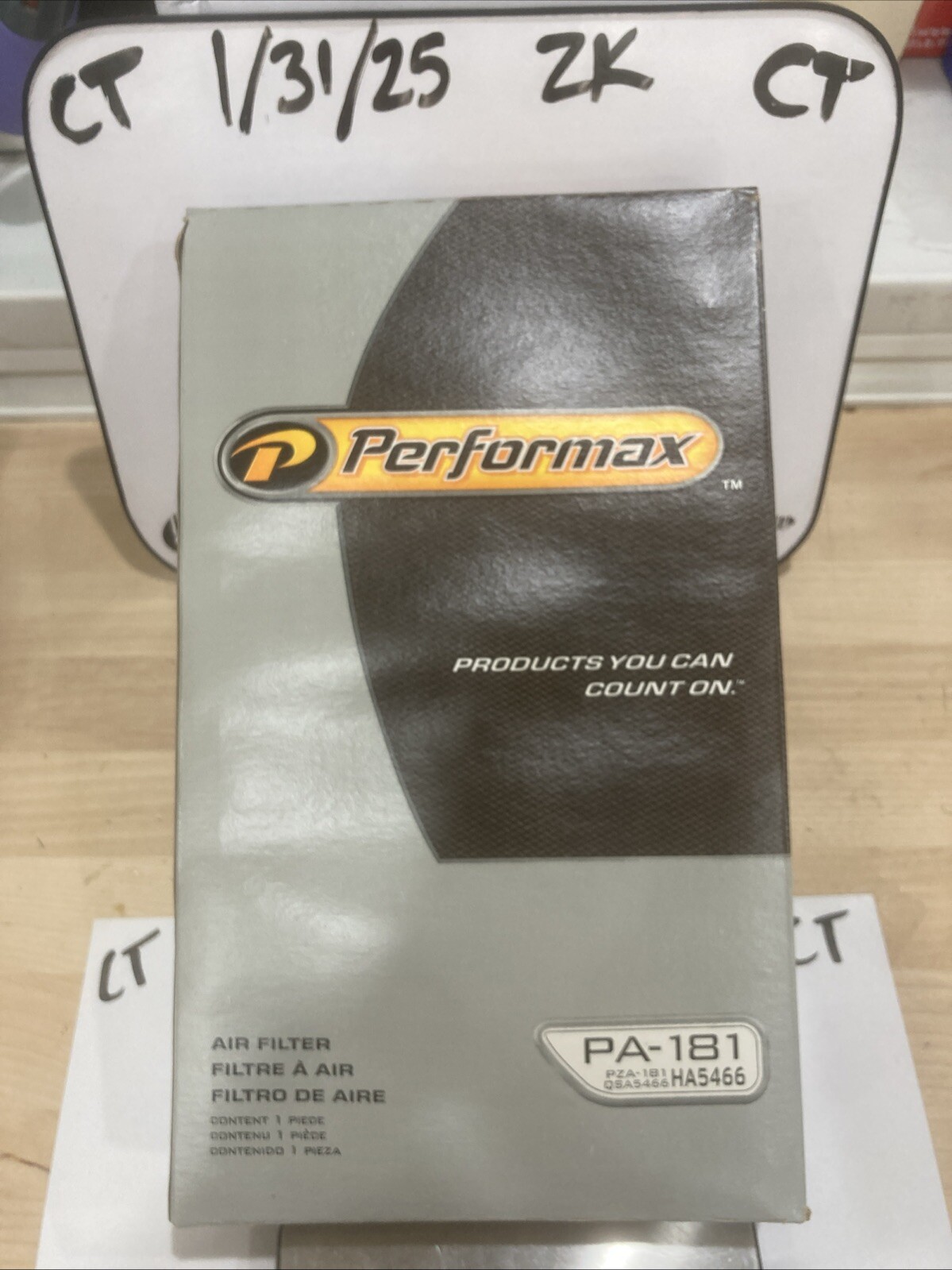 PERFORMAX PA-181 Air Filter (Alt-Fram CA5466)
