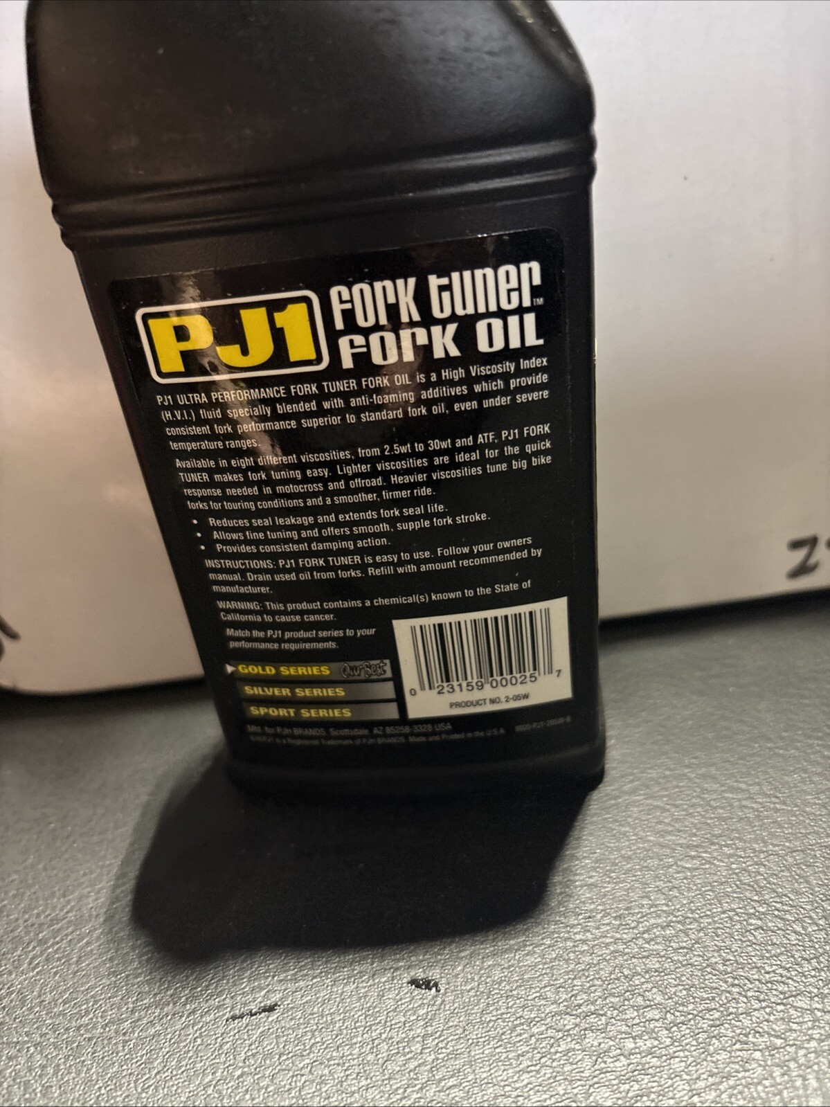 PJ1 ForkTuner Fork Oil 5wt Extra Light .5L/500ml - Image 4