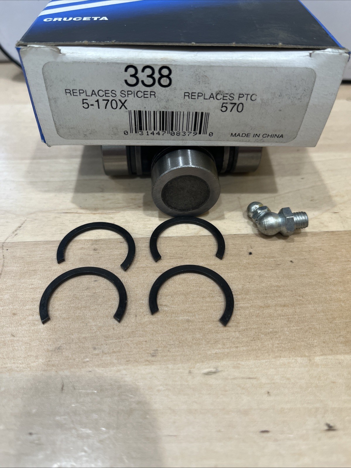 PTC Universal Joint Kit PT 338 Replaces Spicer 5-170X Replaces Precision 570 - Image 3