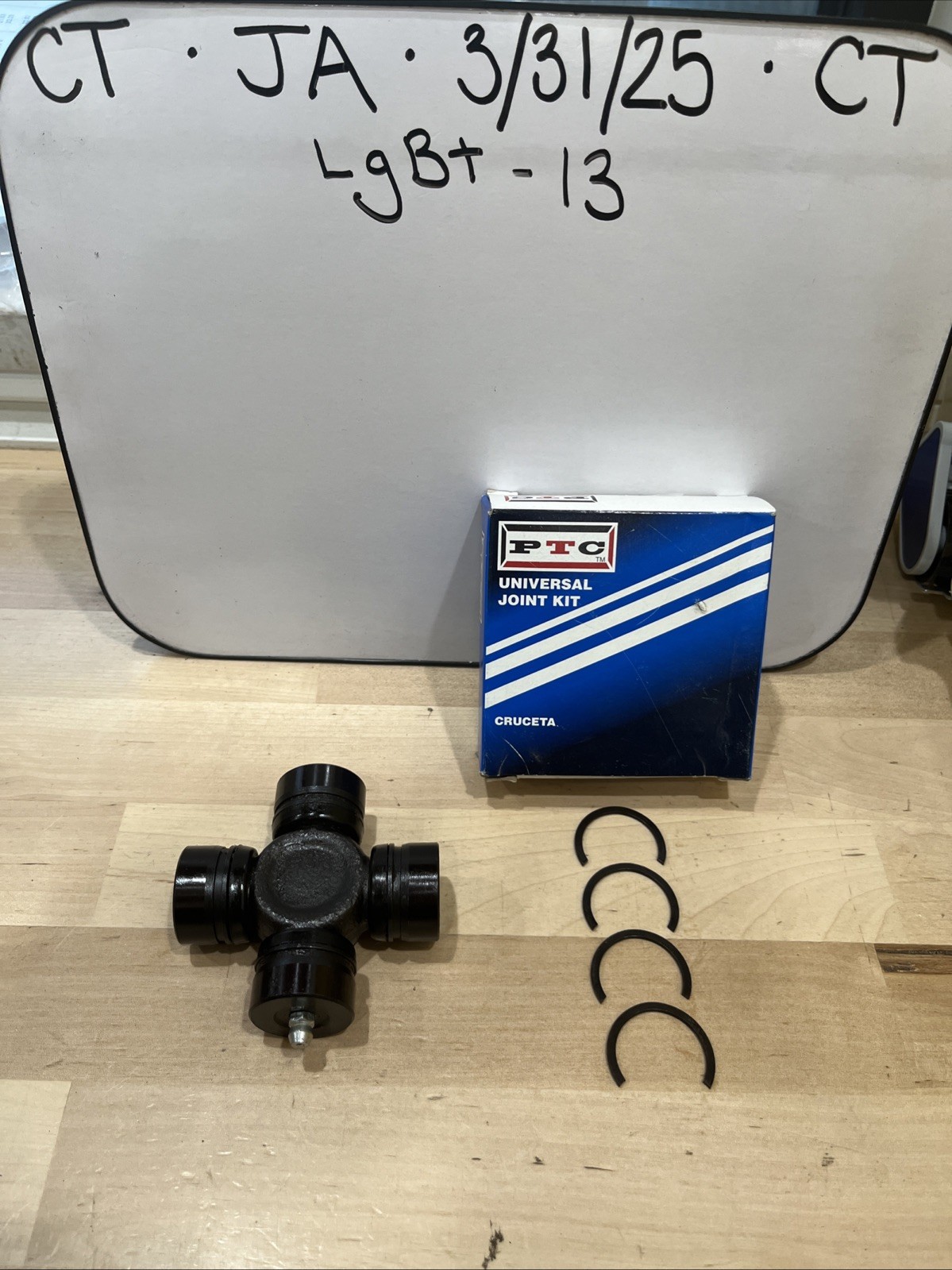 PTC Universal Joint Kit PT 387 Replaces Spicer Replaces Precision 1619SJ