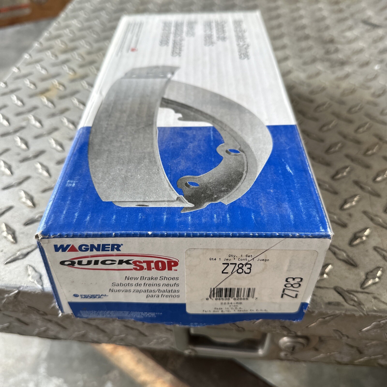 Parking Brake Shoe Set Wagner Z783