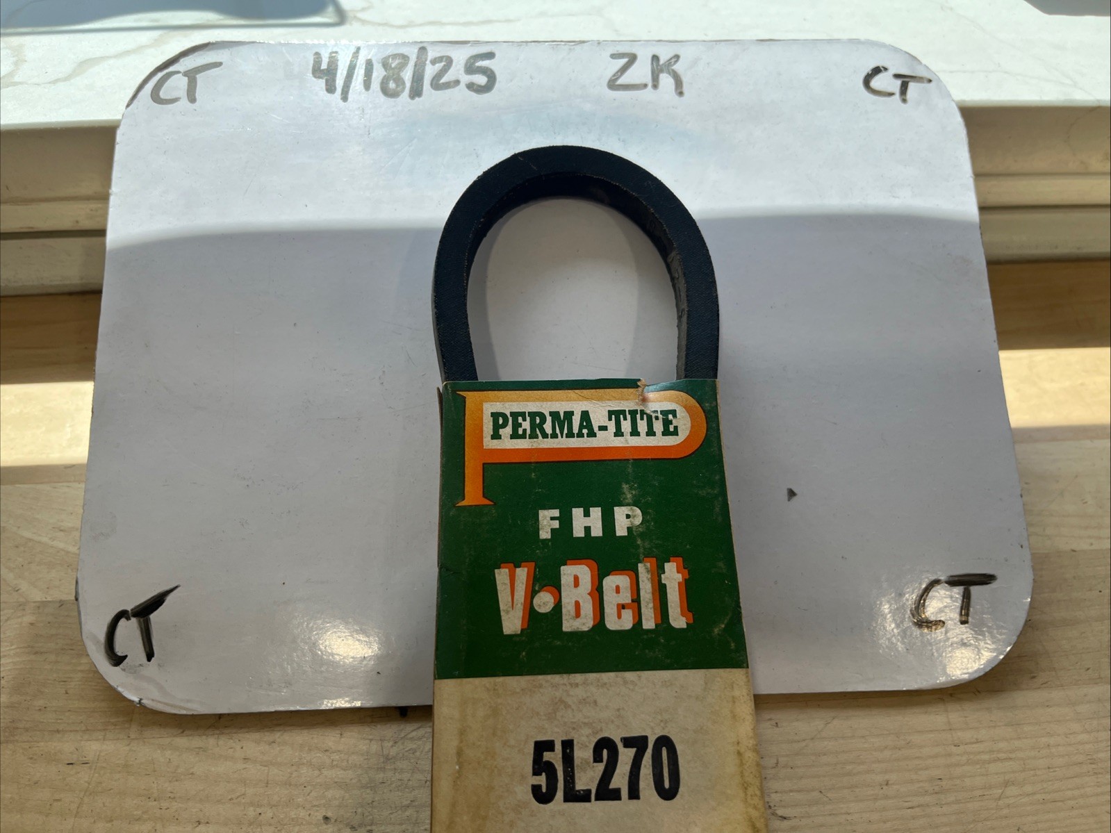 Perma-Tite FHP Belt 5L270 (Fractional Horsepower)