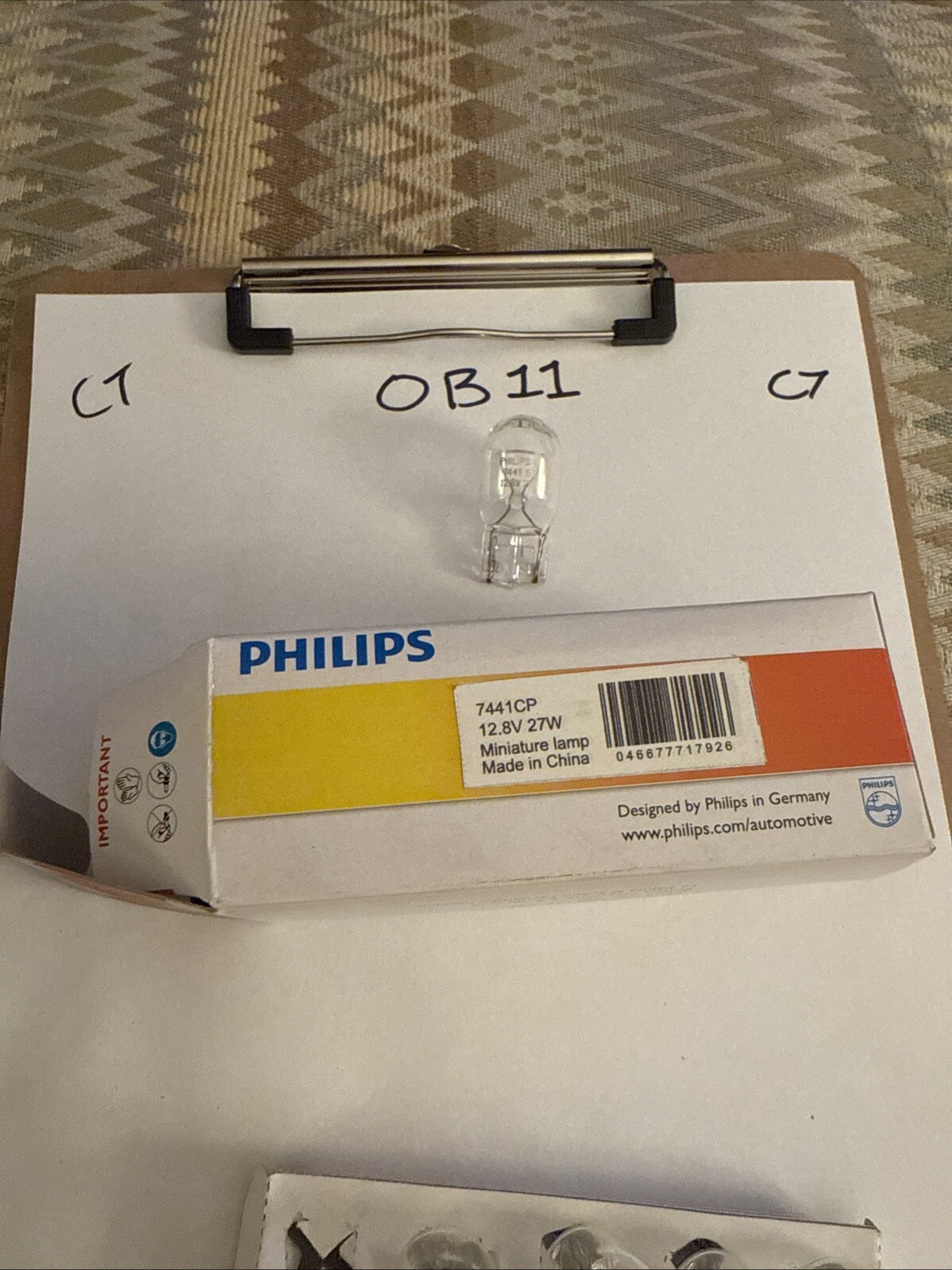 Philips 7441CP Philips Standard Miniature 7441 - Image 3