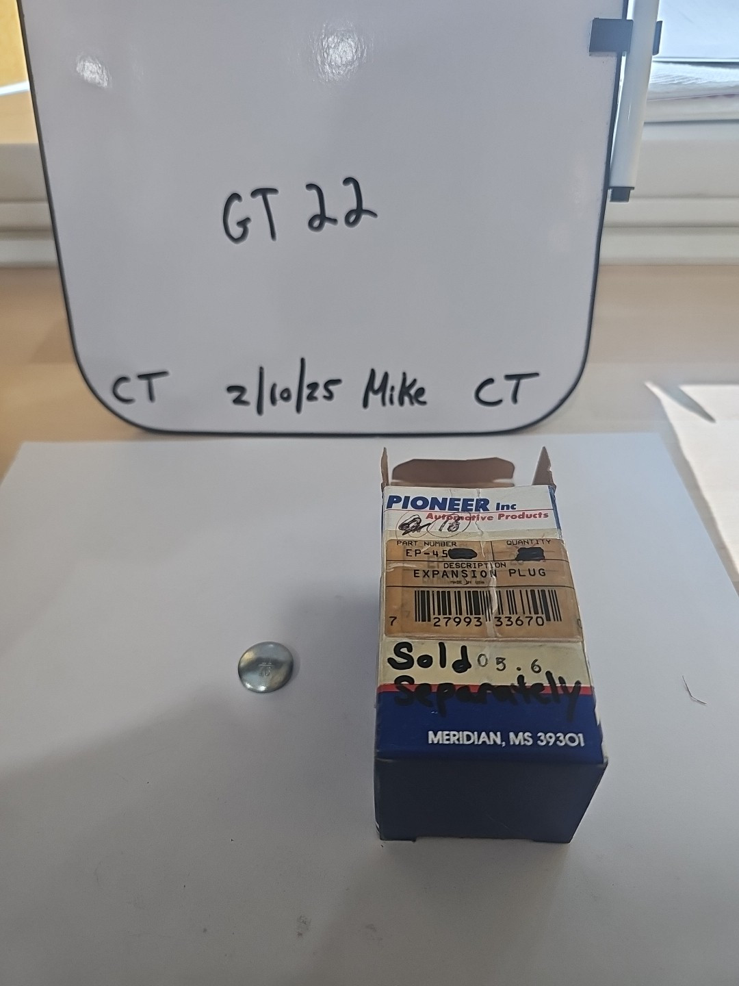 Pioneer EP-45 Steel 11/16" Engine Freeze Out Expansion Convex Disc Type Plugs