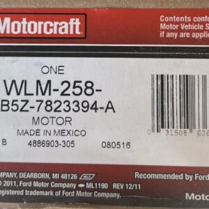 Power Window Motor Front Right MOTORCRAFT WLM-258 / EB5Z-7823394-A
