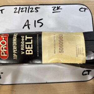 Pro-1 V Ribbed Serpentine Belt Replaces Dayco 5060960 & K060960