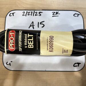 Pro-1 V Ribbed Serpentine Belt Replaces Dayco 5060990 & K060990