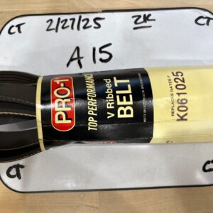 Pro-1 V Ribbed Serpentine Belt Replaces Dayco 5061025 & K061025