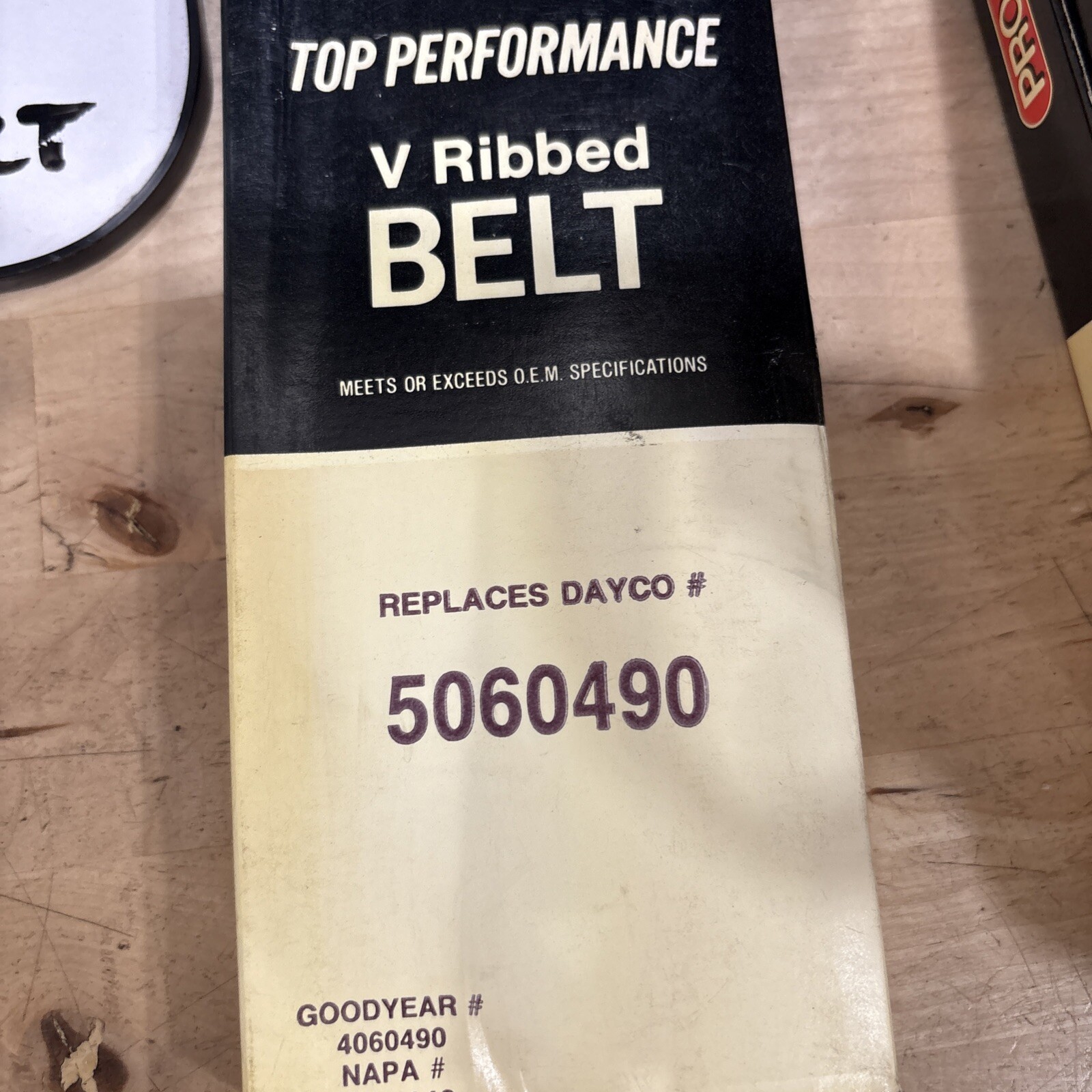 Pro1 V Ribbed BELT Replaces Dayco 5069490 & Gates KO 60490 - Image 3