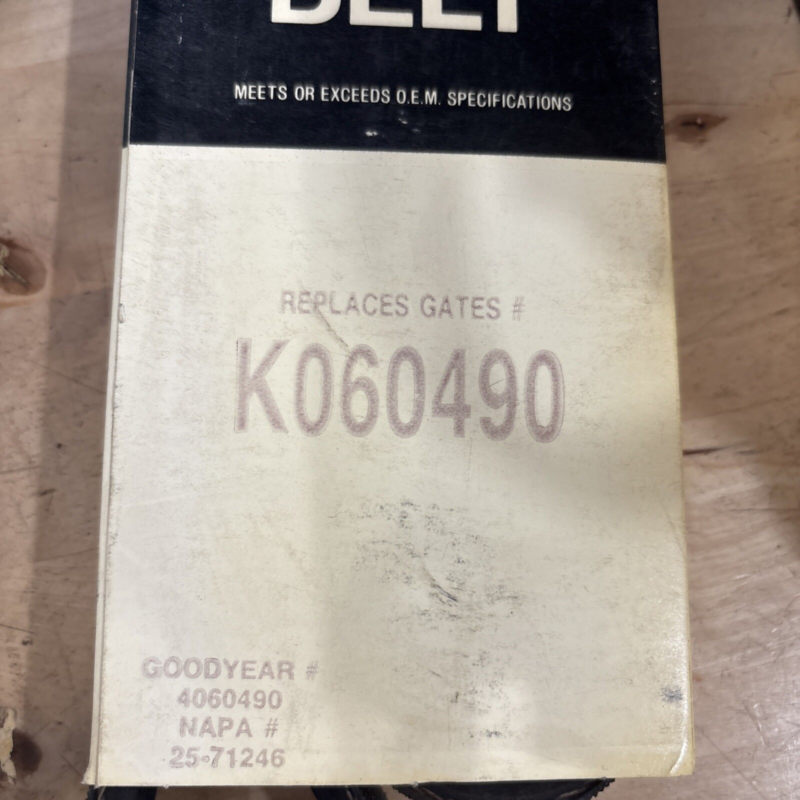 Pro1 V Ribbed BELT Replaces Dayco 5069490 & Gates KO 60490 - Image 4