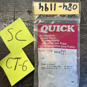 Quick Brake Accessory Kit, 1013, For Nissan Bluebird And Nissan Silvia